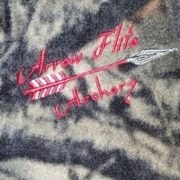 Trail Crest Highland Timber Embroidered Hunter Camouflage Fleece Zip Sz. XL Vest - Picture 3 of 10